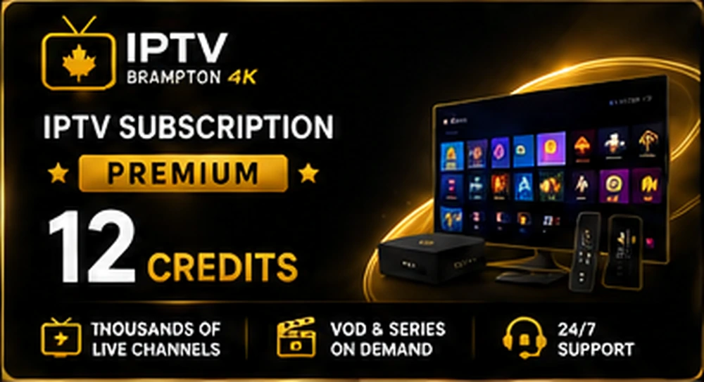 12 Month Premium IPTV Subscription Brampton