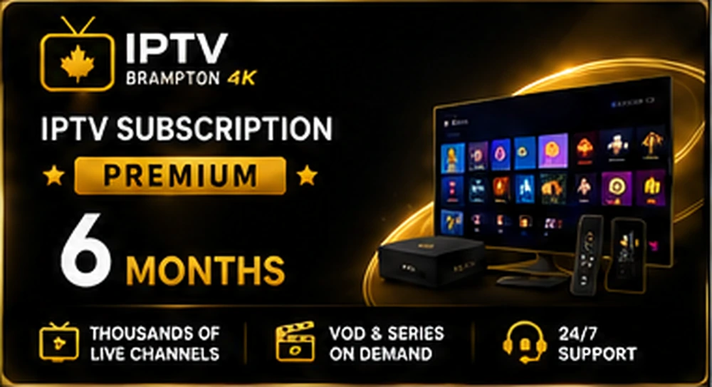 6 Month Premium IPTV Subscription Brampton